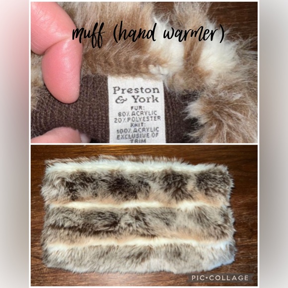 Preston & York hand warm/muff. Adorable & fashionable! Vintage - Picture 1 of 1